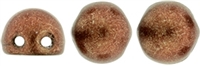 CZMCAB-77054 - CzechMates Cabochon 7mm : ColorTrends: Saturated Metallic Potter's Clay - 12 Count