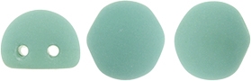 CZMCAB-M6313 - CzechMates Cabochon 7mm : Matte - Turquoise - 12 Count