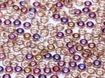 CZO-00030-29500 - Czech O Beads - 1x4mm - 4 Grams - approx 136 beads - Crystal Sliperit