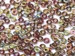 CZO-00030-95200 - Czech O Beads - 1x4mm - 4 Grams - approx 136 beads - Crystal Magic Wine