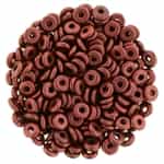 CZO-01890 - Czech O Beads - 1x4mm - 4 Grams - approx 136 beads - Lava Red