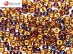 CZO-10060-29500 - Czech O Beads - 1x4mm - 4 Grams - approx 136 beads - Topaz Sliperit