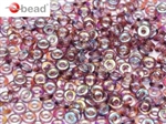 CZO-20060-28701 - Czech O Beads - 1x4mm - 4 Grams - approx 136 beads - Amethyst AB