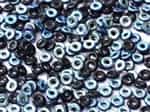 CZO-23980-28701 - Czech O Beads - 1x4mm - 4 Grams - approx 136 beads - Jet AB