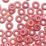 CZO-25007 - Czech O Beads - 1x4mm - 4 Grams - approx 136 beads - Pastel Light Coral