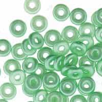 [ OR ] CZO-25025 - Czech O Beads - 1x4mm - 4 Grams - approx 136 beads - Pastel Light Green