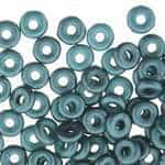 CZO-25033 - Czech O Beads - 1x4mm - 4 Grams - approx 136 beads - Pastel Petrol