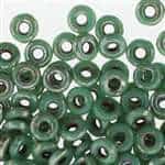 CZO-63140-43400 - Czech O Beads - 1x4mm - 4 Grams - approx 136 beads - Jade Picasso