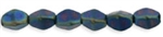 CZPB-21135  - Pinch Beads 5/3mm : Matte Iris Blue - 25 Beads