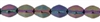 CZPB-21495  - Pinch Beads 5/3mm : Iris - Purple - 25 Beads