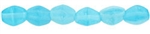 CZPB-61000  - Pinch Beads 5/3mm : Milky Aquamarine - 25 Beads