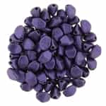 CZPB-79021 - Pinch Beads 5/3mm : Metallic Suede - Purple - 25 Beads