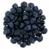 CZPB-79032  - Pinch Beads 5/3mm : Metallic Suede - Dark Blue - 25 Beads