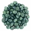 CZPB-790051 - Pinch Beads 5/3mm : Metallic Suede - Light Green - 25 Beads