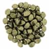 CZPB-79080 - Pinch Beads 5/3mm : Metallic Suede - Gold - 25 Beads