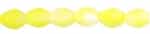 CZPB-85010  - Pinch Beads 5/3mm : Lemon/White - 25 Beads
