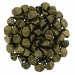 CZPB-94200  - Pinch Beads 5/3mm : Chrome - Antique Gold - 25 Beads