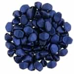 CZPB-94203  - Pinch Beads 5/3mm : Chrome - Blue - 25 Beads