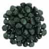 CZPB-94204  - Pinch Beads 5/3mm : Chrome - Emerald Green - 25 Beads