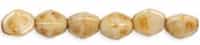 CZPB-P65401  - Pinch Beads 5/3mm : Opaque Luster - Picasso - 25 Beads