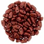 CZPRG-77047 - Prong 3/6mm : ColorTrends: Saturated Metallic Aurora Red -25 Count