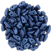 CZPRG-79031 - Prong 3/6mm : Metallic Suede - Blue - 25 Count