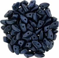 CZPRG-79032 - Prong 3/6mm : Metallic Suede - Dark Blue - 25 Count