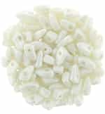CZPRG-L0300 - Prong 3/6mm : Luster - Opaque White - 25 Count