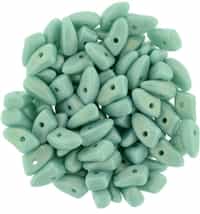 CZPRG-MSG6313 - Prong 3/6mm : Sueded Gold Turquoise - 25 Count