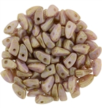 CZPRG-P65491 - Prong 3/6mm : Luster - Opaque Rose/Gold Topaz - 25 Count