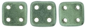 CZQT-79051 - CzechMates QuadraTile : Metallic Suede - Light Green - 25 Count