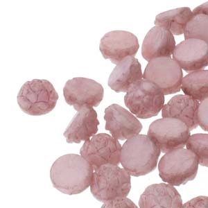 CZRCAB-14494 - Czech Rosetta 2-hole Cabochon 6mm - Lilac Luster - 12 Count