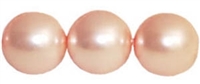 Round Beads 10mm: CZRD10-61203 Pearl - Soft Pink - 12 pieces