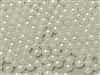 Czech Round Beads 2mm: CZRD2-02010-25001 -  Alabaster Pastel White - 25 Count