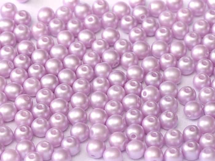 Czech Round Beads 2mm: CZRD2-02010-25011 -  Alabaster Pastel Lt.Rose - 25 Count