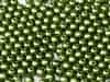 Czech Round Beads 2mm: CZRD2-02010-25034 -  Alabaster Pastel Olivine - 25 Count