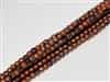 Czech Round Beads 2mm: CZRD2-23980-27233 - Jet Sunset Full Matted - 25 pieces