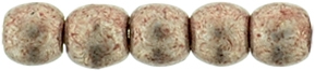 Czech Round Beads 2mm: CZRD2-77057 - ColorTrends: Saturated Metallic Pale Dogwood - 25 pieces