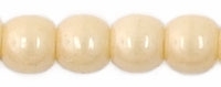 Round Beads 3mm: CZRD3-P14413  - Opaque - Luster Champagne - 25 pieces