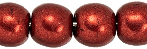 Round Beads 4mm: CZRD4-07B10 - ColorTrends: Saturated Metallic Merlot - 25 pieces