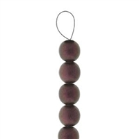 Round Beads 4mm: CZRD4-23980-29064 - Polychrome Purple Bronze - 25 pieces