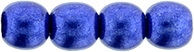 Round Beads 4mm: CZRD4-77065 - ColorTrends: Saturated Metallic Lapis Blue - 25 pieces
