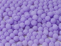 Round Beads 4mm: CZRD4-92945 - Bondelli Matte Purple - 25 pieces