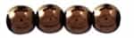 Round Beads 4mm: CZRD4-B14435 - Chocolate Bronze - 25 pieces