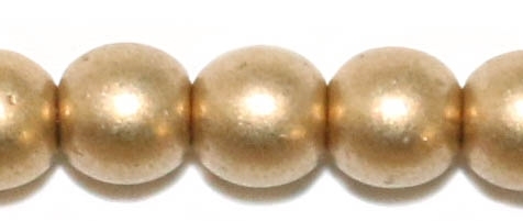 Round Beads 4mm: CZRD4-K0171 - Aztec Gold - 25 pieces