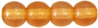 Round Beads 4mm: CZRD4-LR1009  - Luster Iris - Dark Topaz - 25 pieces