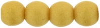 Round Beads 4mm: CZRD4-PS1009 - Pacifica - Ginger  - 25 pieces
