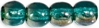 Round Beads 4mm: CZRD4-Z6023 - Viridian - Celsian - 25 pieces