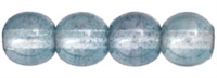 Round Beads 6mm: CZRD6-14464  - Luster - Transparent Blue - 25 pieces