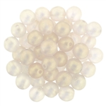 Round Beads 6mm: CZRD6-MSG7010  - Sueded Gold Rosaline - 25 pieces